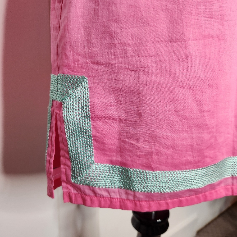 Sail to Sable Pink Sleeveless Tunic Shift Dress - Picture 6 of 8